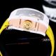 Richard Mille RM 88 Smiley  White Case Yellow Strap Swiss Replica Watch  (7)_th.jpg